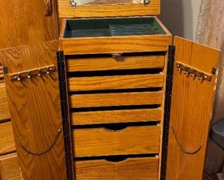 Jewelry Cabinet 40x17x13in HxWxD