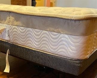 The Saatva Company Full Size Bed	17x54x75in	HxWxD
