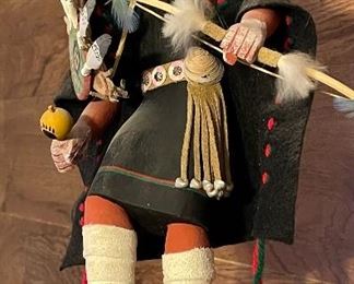 Maiden Warrior Kachina Doll 13in H
