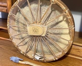 18in Carl Winters Medicine Drum Horse Coming	18in Diameter	
