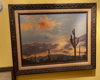 *Original* Lorry Sonoran Desert Landscape Painting	24x30	
