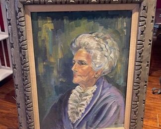 *Original* Art Lady Portrait  Joyce Kroll	32x26in	
