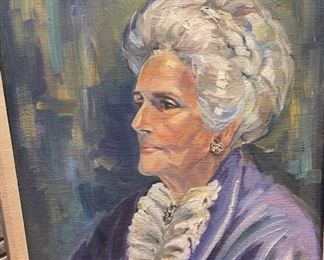 *Original* Art Lady Portrait  Joyce Kroll	32x26in	
