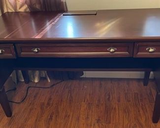 Modern Dark Wood Desk	30x54x24in	
