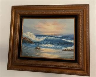 Original Art Crashing Waves	20x24in	HxWxD
