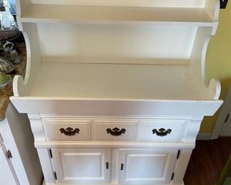 White Country Cabinet Dry Sink	51x40x19in	HxWxD
