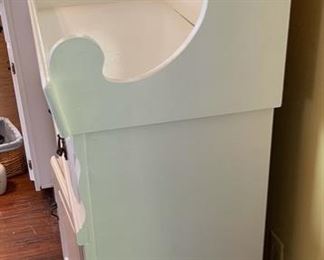 White Country Cabinet Dry Sink 51x40x19in HxWxD