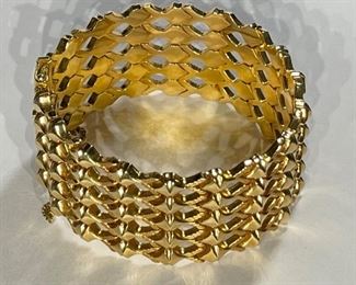 Vintage Italy 18k Gold .750 UNO 1 AR Bracelet UnoAErre 18k
