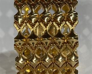 Vintage Italy 18k Gold .750 UNO 1 AR Bracelet UnoAErre	18k	
