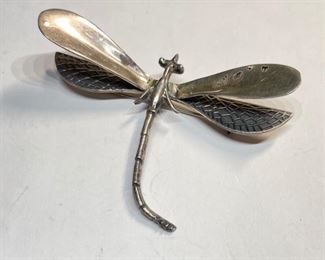 Sterling Silver Mexico Dragonfly Brooch TP-83	1	
