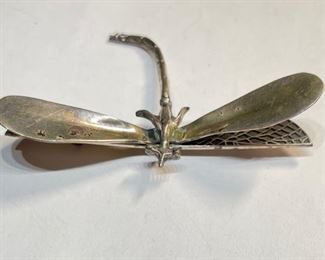 Sterling Silver Mexico Dragonfly Brooch TP-83	1	
