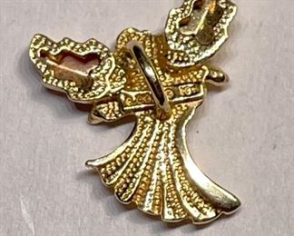 10k Yellow/Rose Gold Angel Pendant	10k	
