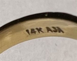 14k Gold Cameo Ring SZ 6.25	14k	
