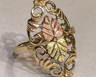 10k Yellow/Rose Gold Leaf Ring SZ 6	10k	
