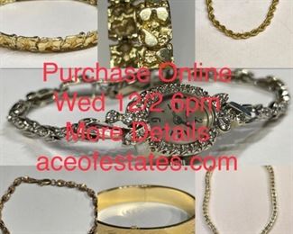 Purchase Online Wed 12/2 6pm
More Details aceofestates.com