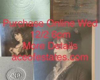 Purchase Online Wed 12/2 6pm
More Details aceofestates.com