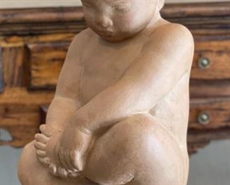 Terracotta Baby Sculpture BBW MPI Museum Pieces	17x9x8in	HxWxD
