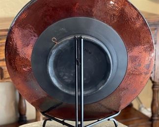 George Kernan Raku Pottery Bowl/Platter	23in Diameter x 5in D	
