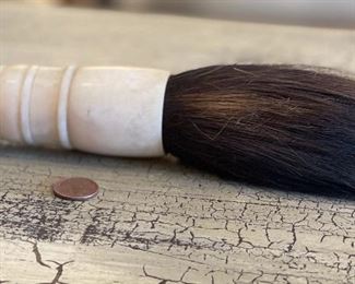 17in Asian Stone Horse Hair Calligraphy brush	17in long	
