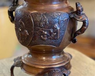 Modern Asian Bronze Vase		
