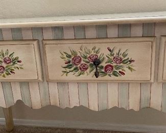 Hand Painted Console Dresser/Table	29 x 54 x 20	HxWxD
