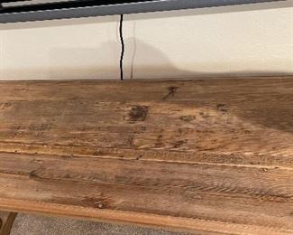 Long Rustic Console Table	31x87x19in	HxWxD
