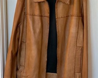 Vera Pelle Men’s Leather Jacket Made in Italy	XL (54)	