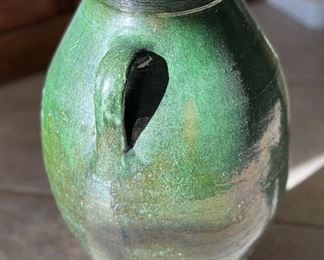 2 Handle Rustic Ceramic Decor Vase	21x16x13in	HxWxD
