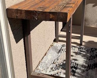 Rustic Wood & Iron Outdoor Console Table	36 x 67 x 19.5	HxWxD
