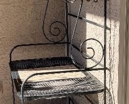 Wrought Iron & Granite 3-Tier Garden Rack	76 x 37 x 22	HxWxD
