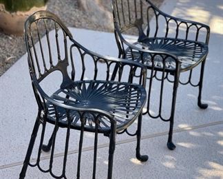 2pc Metal Patio Chairs  PAIR	31 x 22 x 20	HxWxD
