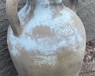 Vino Rosso 1818 Earthenware Vase	26 in H	
