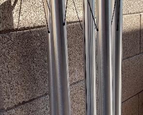 Hummingbird wind chime	50in Total Hang 24in tube	