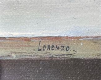 Canvas Print Canal-Side Villa Lorenzo	39x31in	
