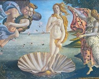 The Birth of Venus Sandro Botticelli Print on Board	30x43.5in	
