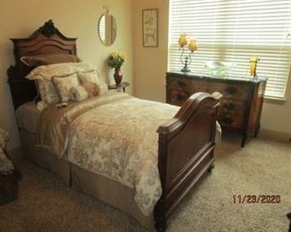Antique (Late 1800's) Twin Bed. (Bedding Sold Separately)
