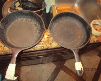Vintage Lodge and Other Cast Iron Skillets