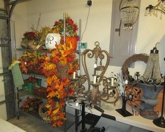 Lots of Fall decorations
