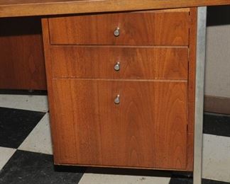 Stow & Davis Boomerang Executive Office Desk used by Karl Story of Story Oldsmobile 
