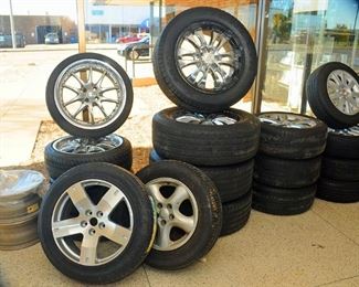 ALLOY RIMS AND NEW AND USED TIRES 