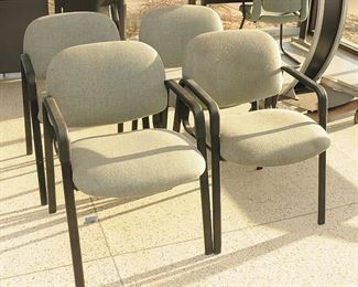 4  HON ARMED CHAIRS 