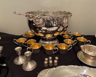 Punch Bowl & Cups