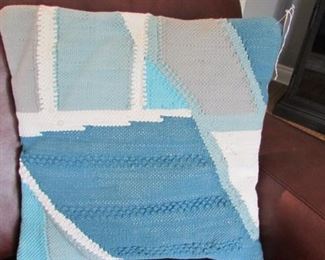 Cotton pillow 19" x 19" $12