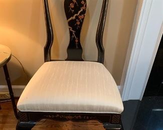 #22 Black Laquer Painted Side Chair $75.00