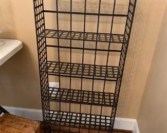 #37 Black 6 wire Shelf 19x6x42 $30.00