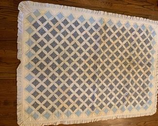 #81 Cathederal Windows Baby Quilt $65.00
