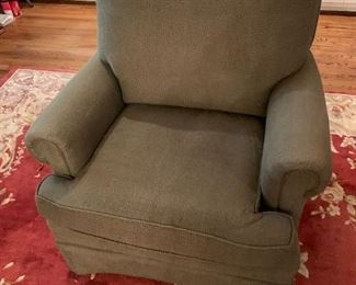 #89 Clayton Marcus Side Chair w/ottoman $125.00