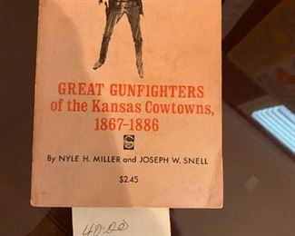 #95 Great Gunfighters of the Kansas Cowtowns, 1867 - 1886 by Univ. nebraska Press HPB Marketplace $40.00