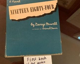 #96 Nineteen Eight-Four by George Owell - First Book of the Month Club Edition $20.00