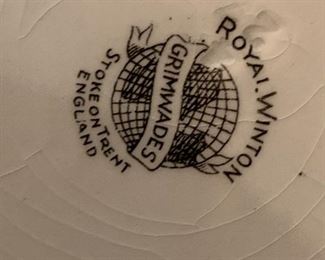 #134 Royal Winton grimwades stoke on Trent england 3 piece jam st $30.00